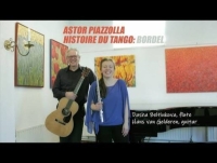 Dasha Beltiukova (dwarsfluit) en Hans van Gelderen ( gitaar) en het verhaal uit Roemenie  "De twee goudskinderen" 